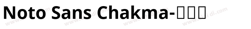 Noto Sans Chakma字体转换